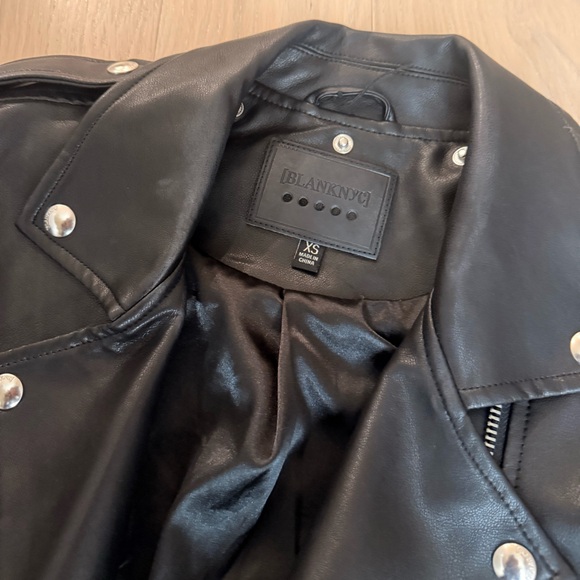 Blank NYC vegan leather jacket - Picture 3 of 4